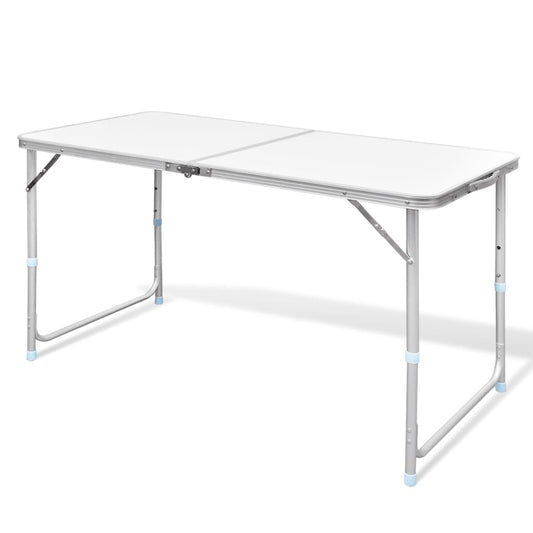 Campingtisch Klappbar Höhenverstellbar Aluminium 120x60 cm
