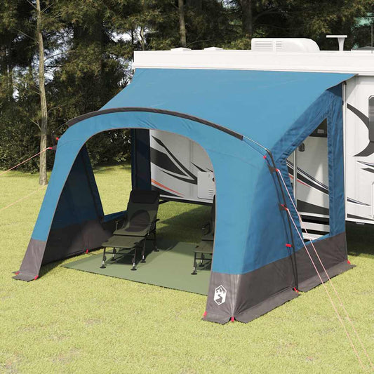 Caravan Zelt mit Dach mit Speicher Blau 400 x 270 x 245 cm