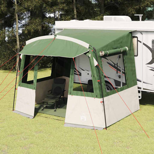 Heckzelte für Wohnwagen Rechtwinklig Grün 352 x 250 x 245 cm