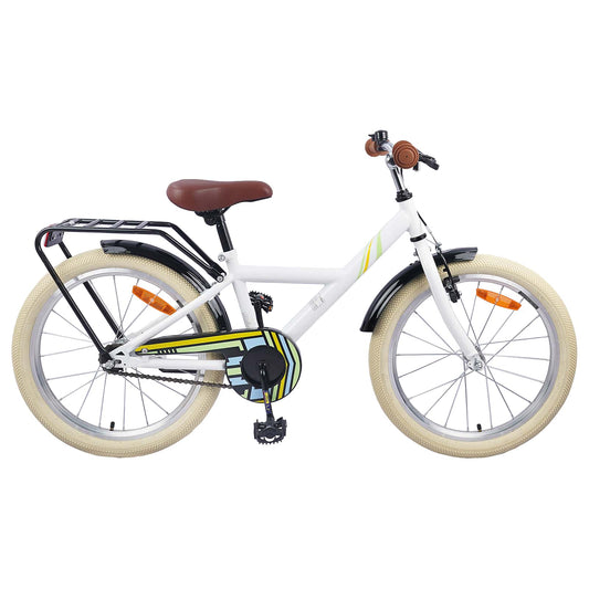 Kinderfahrrad 20 Zoll für 6-11 Jahre alt Weiß