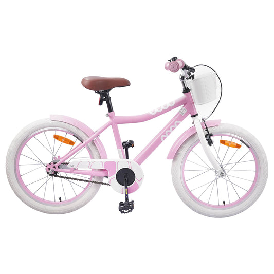 Kinderfahrrad 20 Zoll für 6-11 Jahre alt Hellrosa