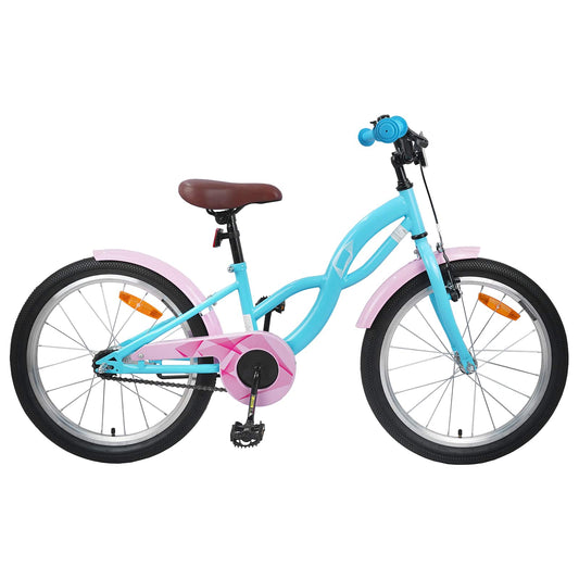 Kinderfahrrad 20 Zoll für 6-11 Jahre alt Himmelblau