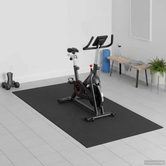 Sport Schutzmatte Schwarz 150 x 75 x 0,6 cm PVC