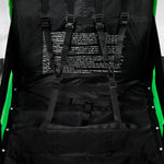 Load image into Gallery viewer, 2-in-1 Fahrradanhänger und Kinderwagen Grün und Grau
