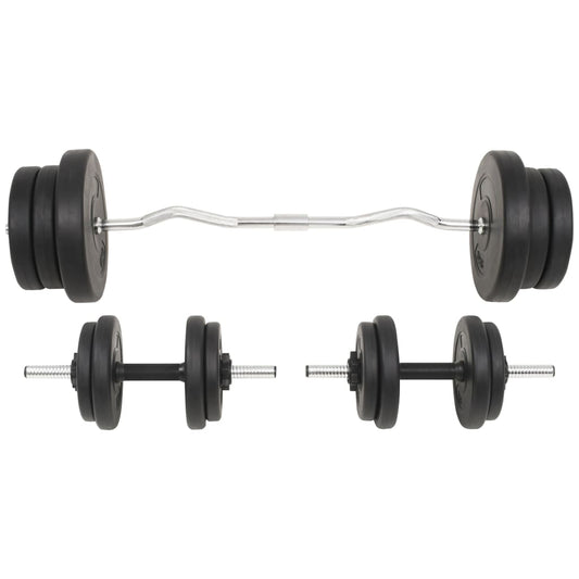 Langhantel- und Kurzhantelset 60 kg