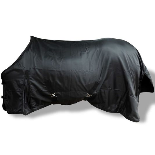Fleecedecke Pferdedecke doppelschichtig 135 cm Schwarz