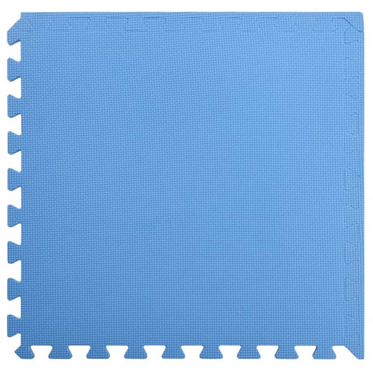 Bodenmatten 24 Stk. 8,64 m² EVA-Schaumstoff Blau