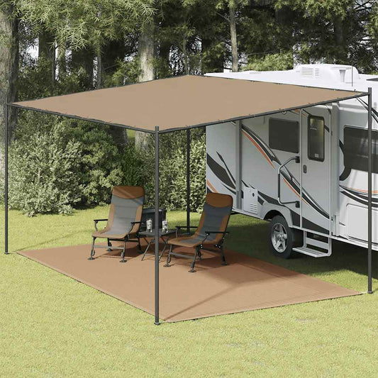 Zeltteppich 300x600 cm Taupe