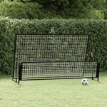 Load image into Gallery viewer, 2-in-1 Rebounder und Fußballtor 202x104x120 cm Stahl
