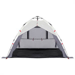 Load image into Gallery viewer, Strandzelt 3 Personen Grau Quick Release Wasserdicht
