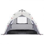 Load image into Gallery viewer, Strandzelt 3 Personen Grau Quick Release Wasserdicht
