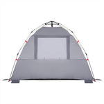 Load image into Gallery viewer, Strandzelt 3 Personen Grau Quick Release Wasserdicht
