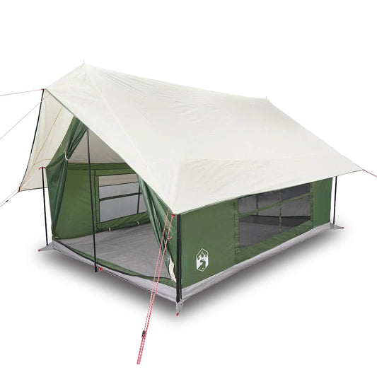 Campingzelt 5 Personen Grün Wasserdicht