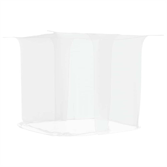 Moskitonetz zum Aufhängen 156 Mesh Weiß 220x180x180 cm
