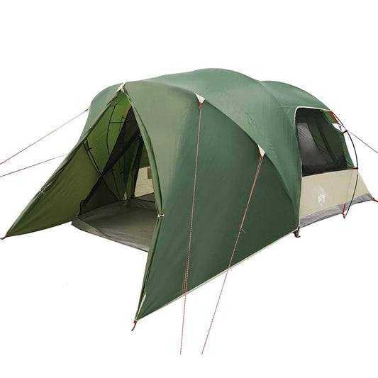 Kuppelzelt mit abnehmbarem Regenverdeck Grün 335 x 243 x 182 cm