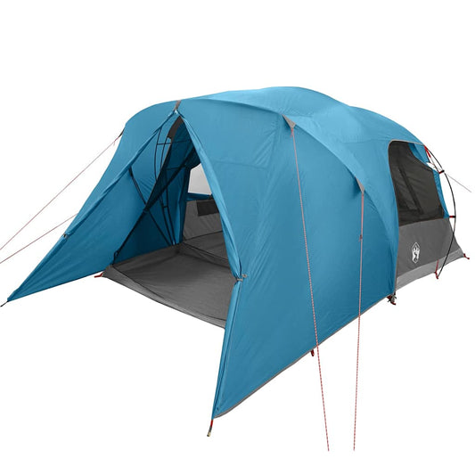 Kuppelzelt mit Dach mit Speicher Blau 336 x 243 x 182 cm