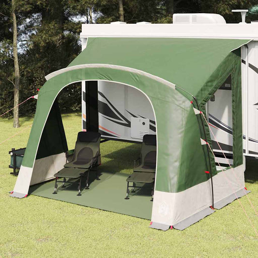 Caravan Zelt mit Dach mit Speicher Grün 330 x 250 x 245 cm
