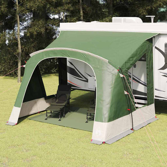 Caravan Zelt mit Dach mit Speicher Grün 400 x 270 x 245 cm
