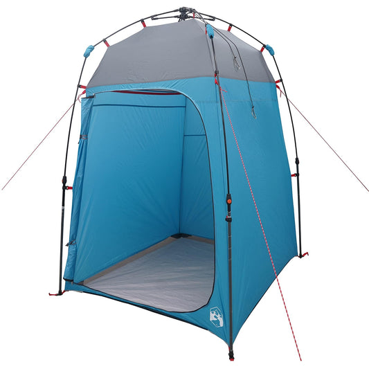 Duschzelt mit Speicher Blau 160 x 160 x 227 cm Stahl