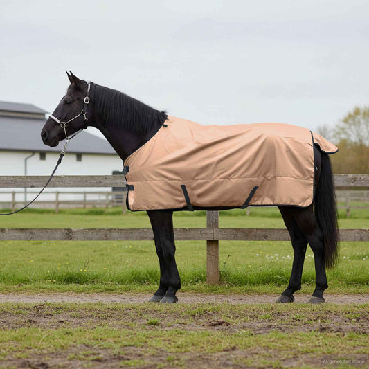 Pferdedecke Cappuccino 105 cm Polyester