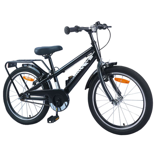 Kinderfahrrad 20 Zoll für 6-11 Jahre alt Schwarz