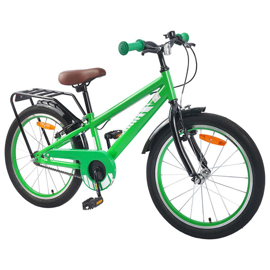 Kinderfahrrad 20 Zoll für 6-11 Jahre alt Grün