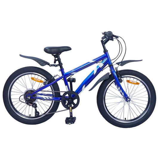 Kinderfahrrad 24 Zoll 6-Speed für 8-12 Jahre alt Dunkelblau
