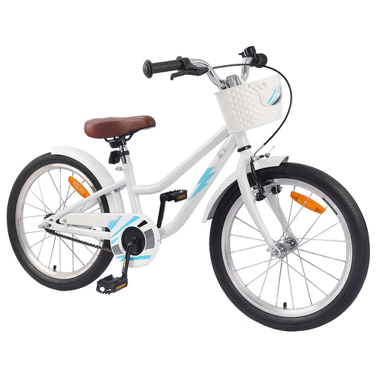 Kinderfahrrad 20 Zoll für 6-11 Jahre alt Weiß