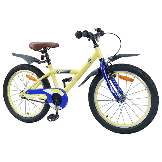 Kinderfahrrad 20 Zoll für 6-11 Jahre alt Gelb