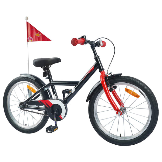 Kinderfahrrad 20 Zoll für 6-11 Jahre alt Schwarz