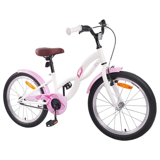 Kinderfahrrad 20 Zoll für 6-11 Jahre alt Weiß