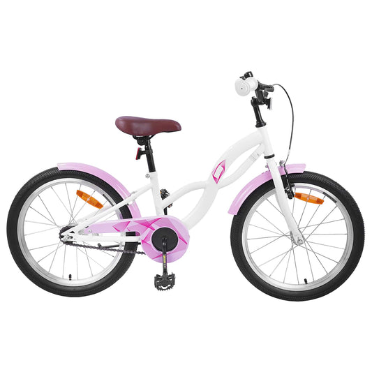 Kinderfahrrad 20 Zoll für 6-11 Jahre alt Weiß