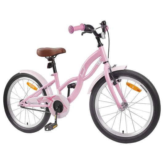 Kinderfahrrad 20 Zoll für 6-11 Jahre alt Hellrosa