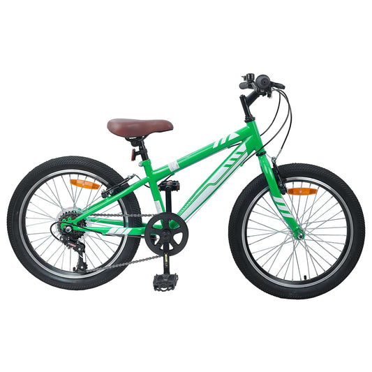 Mountainbike 24 Zoll 6-Speed für 8-12 Jahre alt Grün